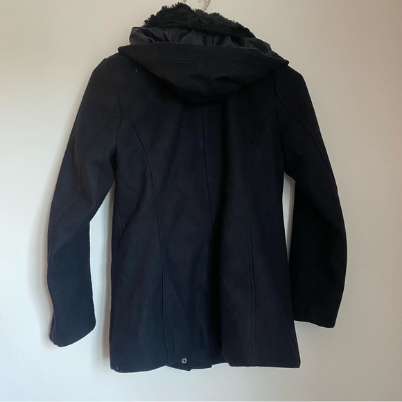 H&M navy toggle coat womens 8 - Picture 7 of 7